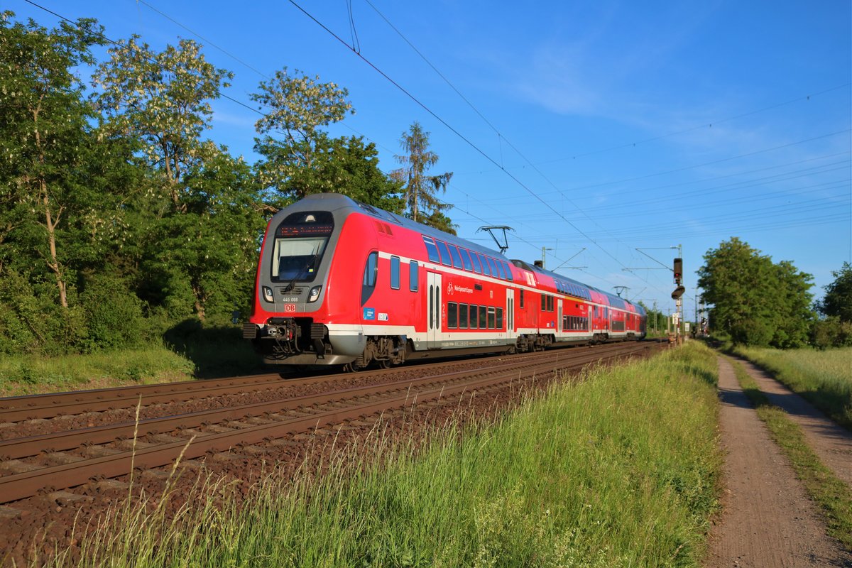 DB Regio 445 066 am 21.05.20 in Karlstein am Main (Dettingen)