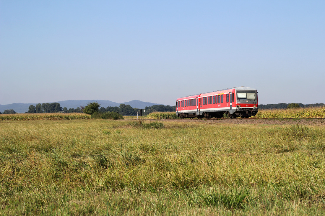 DB Regio 628 207 // Nördlich von Winden (Pfalz) // 21. September 2016
