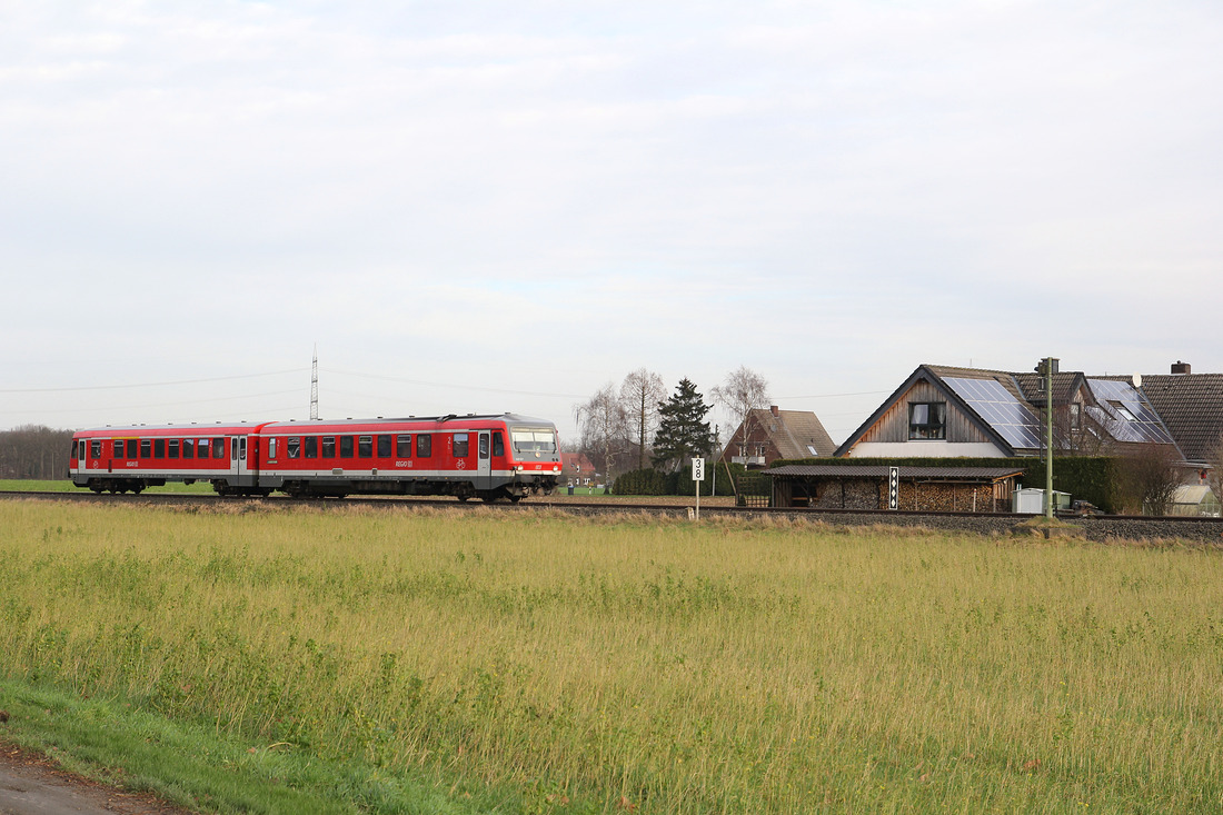 DB Regio 628 527 // Wesel // 16. Januar 2015