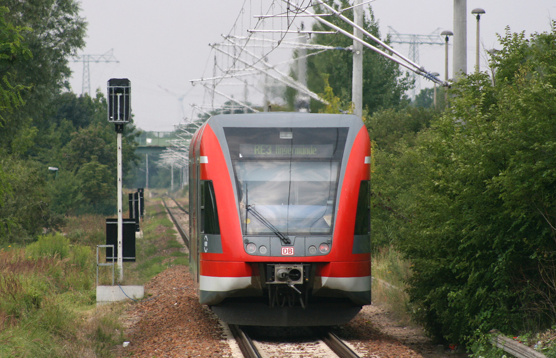 DB Regio 646 xxx // Schwedt (Oder) Mitte // 26. Juli 2012

