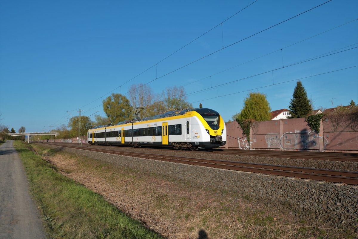DB Regio Alstom Coradia Continental Grinsekatze 1440 356-2 auf Überführungsfahrt am 25.04.21 in Rodenbach 