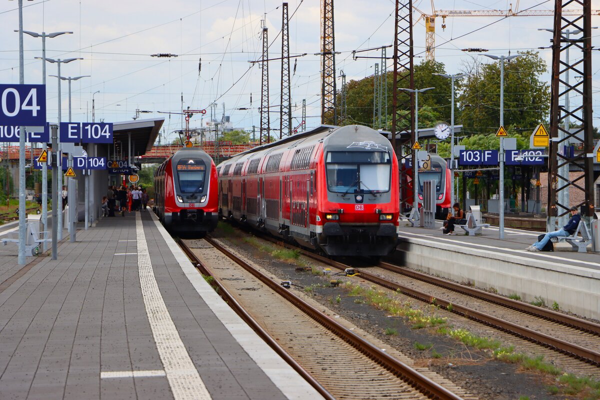DB Regio Bombardier Doppelstockwagen Treffen am 29.08.26 in Hanau Hbf 