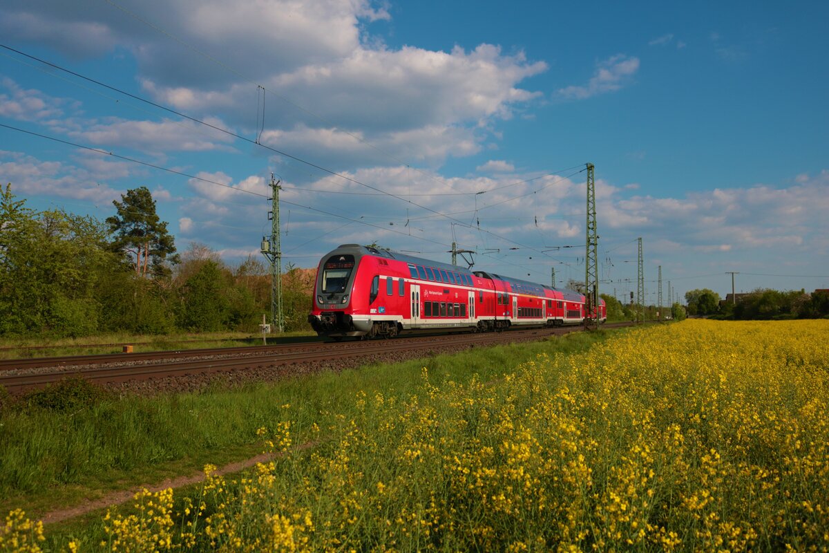DB Regio Bombardier Twindexx 445 xxx am 28.05.22 in Dettingen am Main