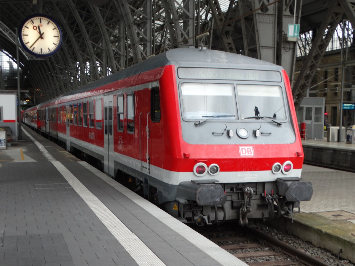 DB Regio Steuerwagen Bauart Wittenberge am 21.11.15 in Frankfurt am Main Hbf