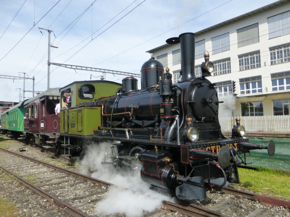 DBB - 150 Jahre Eisenbahn in Konolfingen - Ed 3/3  3 im Areal der DBB in Konolfingen am 01.06.2014