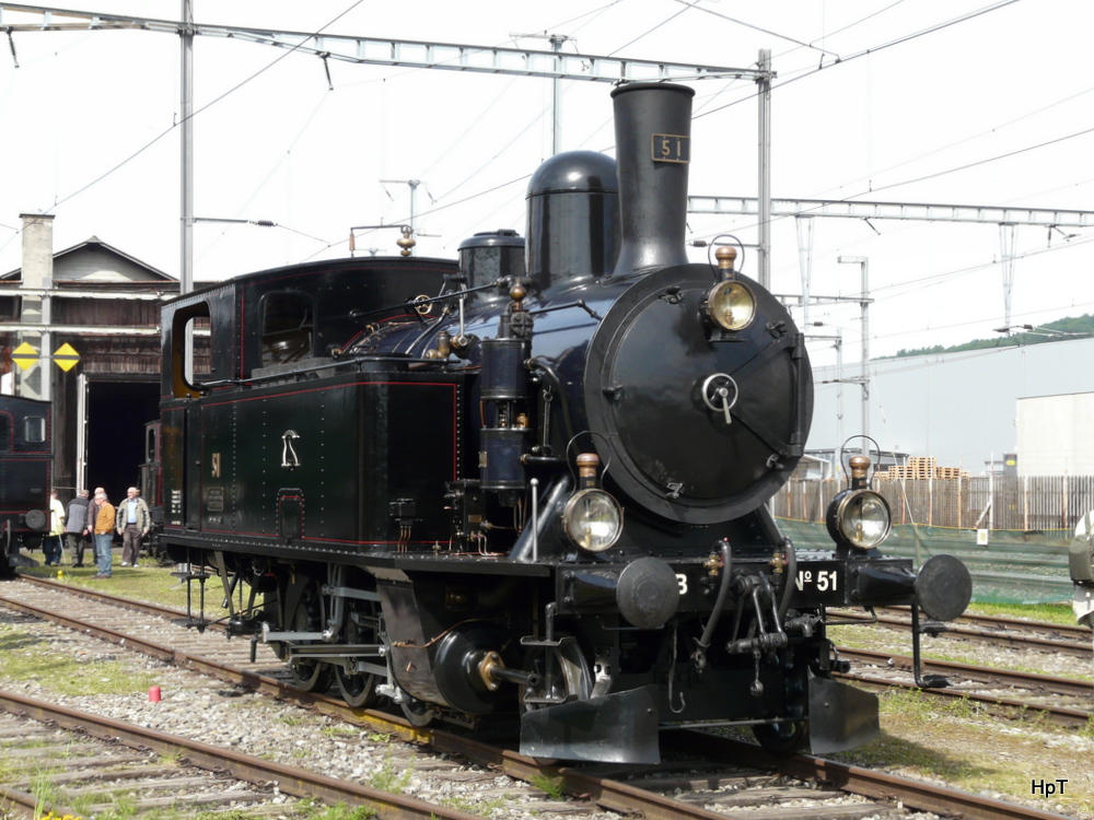 DBB - 150 Jahre Eisenbahn in Konolfingen - Ed 3/4  51 im Areal der DBB in Konolfingen am 01.06.2014
