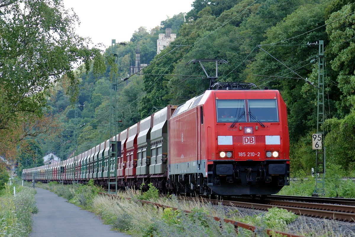 DBC 185 210-2 bei Stolzenfels/Koblenz 21.7.2026 