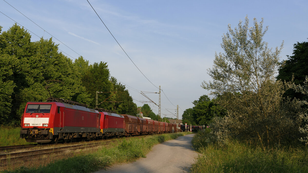 DBC 189 041 DT in KLM am 16.06.21 mit GAG 48714 Dillingen (Saar) Zentralkokerei - Rotterdam Maasvlakte