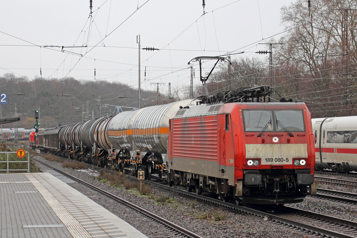 DBC 189 080-5 in Köln-West 6.2.2021