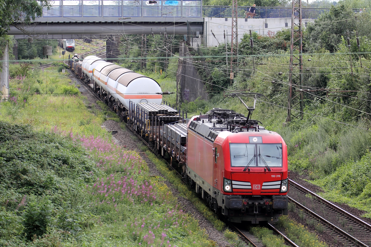 DBC 193 315 auf der Hamm-Osterfelder Strecke in Recklinghausen 22.7.2020