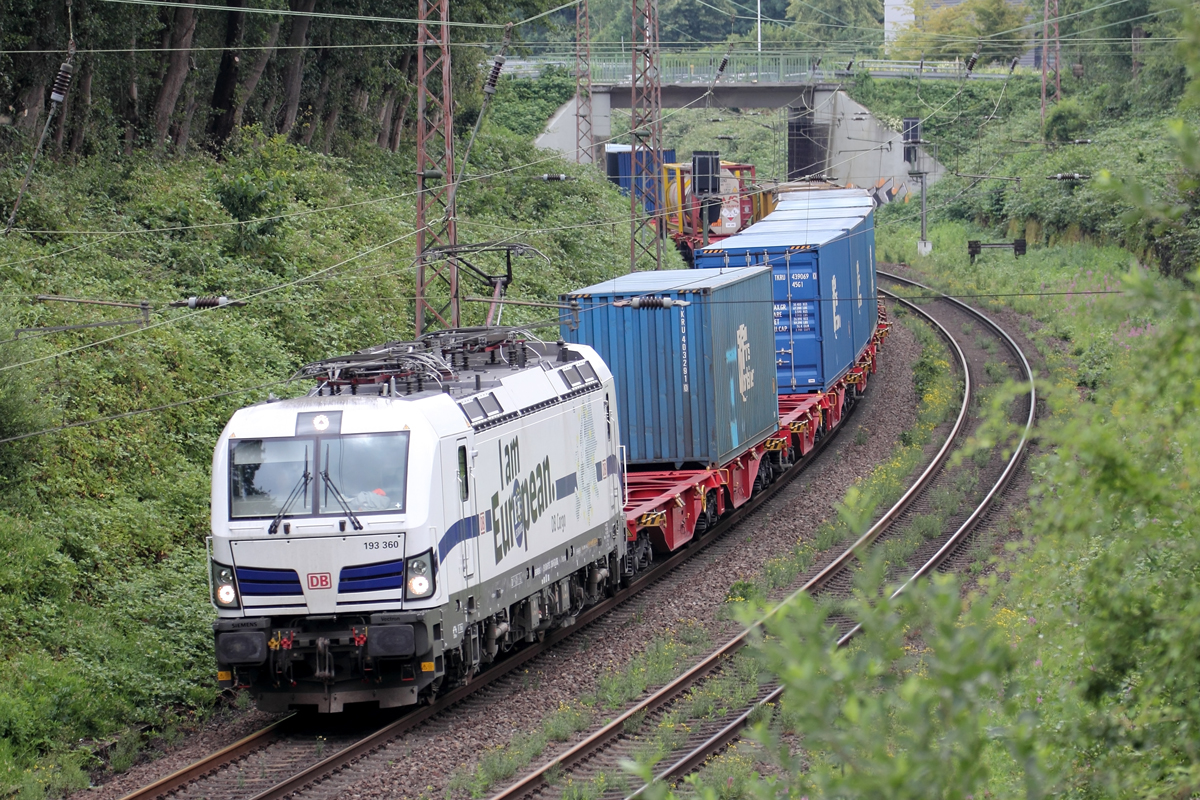 DBC 193 360 auf der Hamm-Osterfelder Strecke in Recklinghausen 1.7.2020