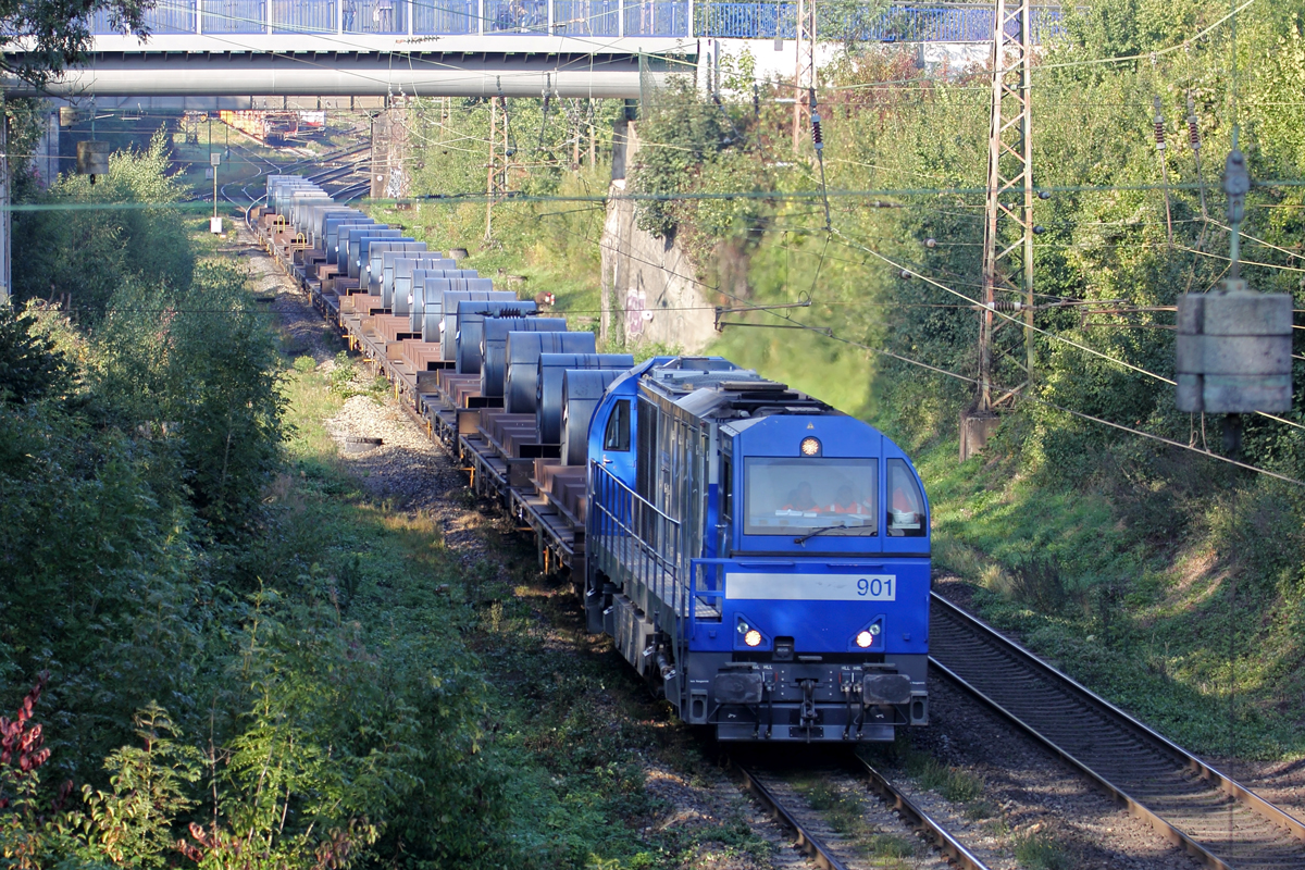 DE 273 002-6 auf der Hamm-Osterfelder Strecke in Recklinghausen 30.9.2022