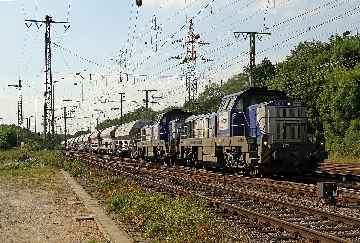 DE18 Doppelpack  Europorte  in Gremberg am 05.07.2017