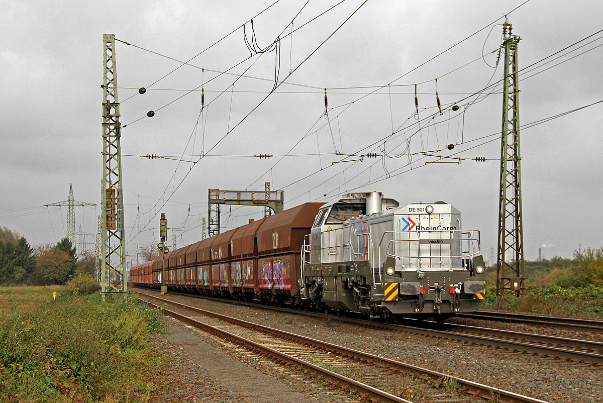 DE501 der RHC bei Brühl am 06.11.2017