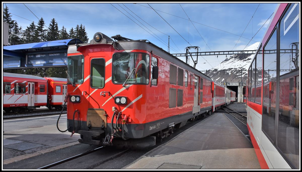 Deh 4/4 52 in Andermatt. (16.04.2019)