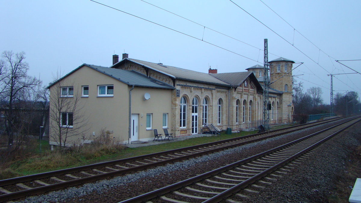 Delitzsch oberer Bahnhof am 26.12.2013