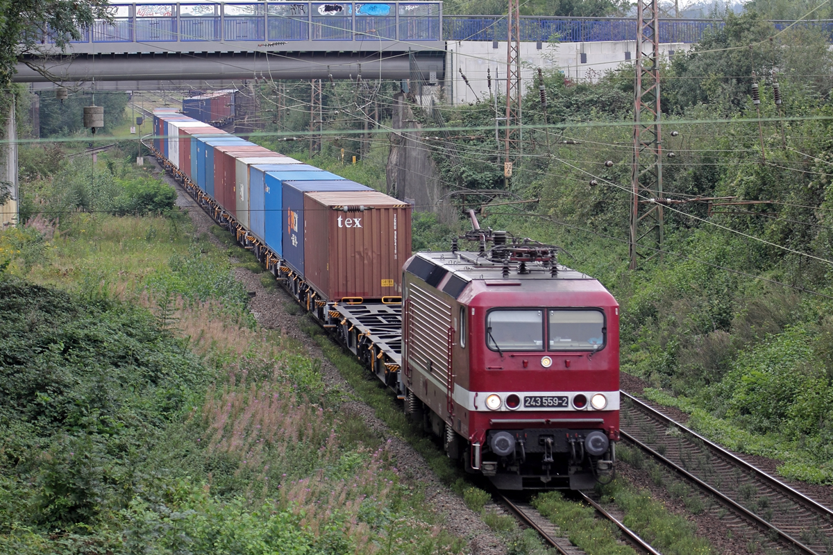 DELTA 243 559-2 auf der Hamm-Osterfelder Strecke in Recklinghausen 9.9.2020