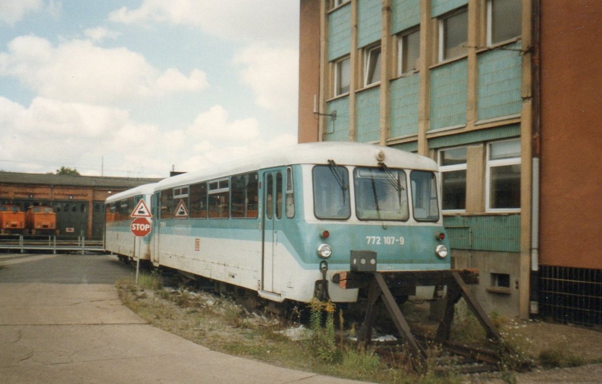 Der 772 107,im September 1997,in Berlin Pankow.