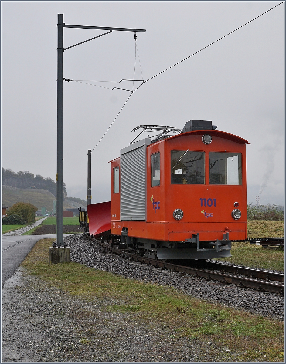 Der A-L Te 2/2 101 steht im TPC Dépôt von Aigle. 

17. Nov. 2019