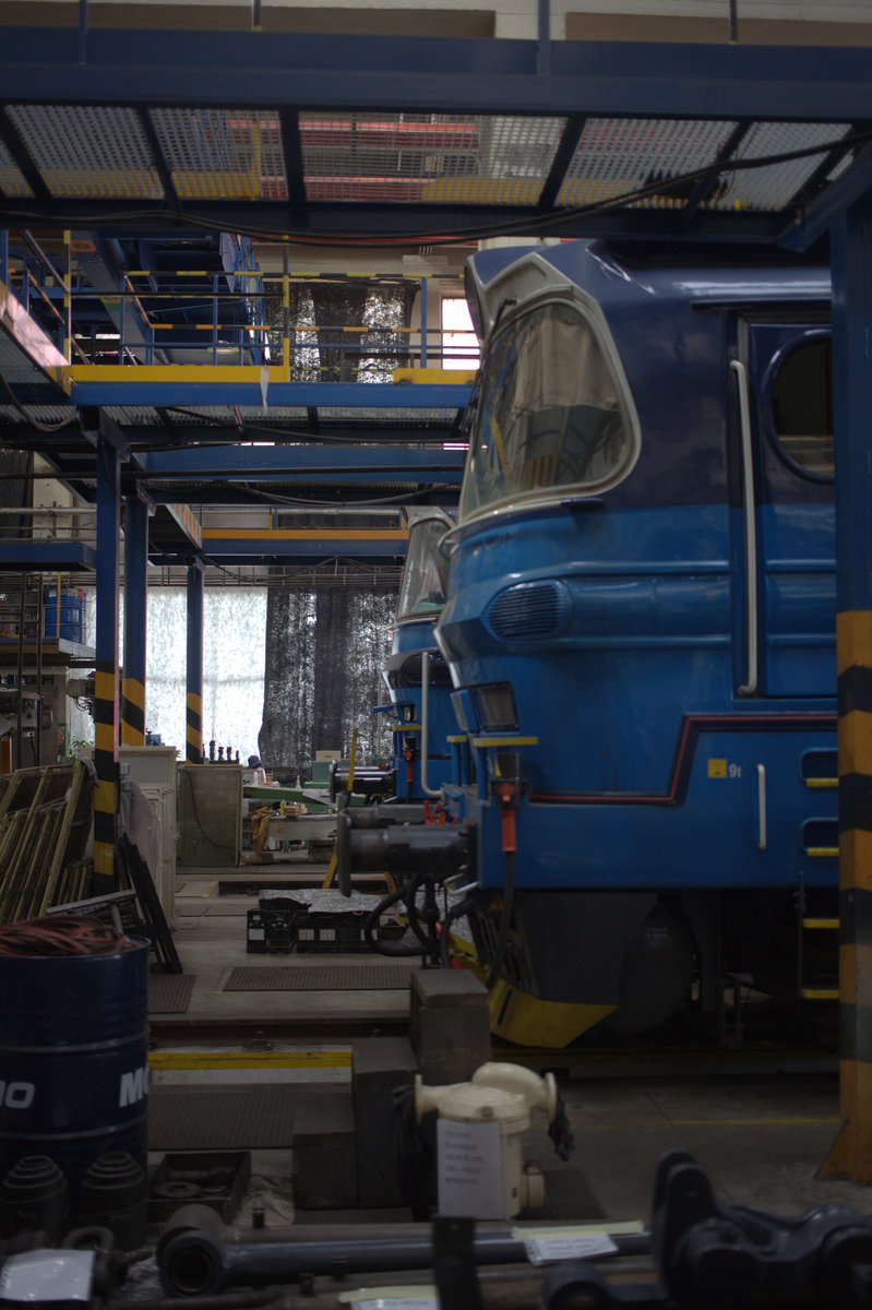 der andere Blick auf Laminatkas, möglich zum  Národní den železnice 2018 in Budweis.
22.09.2018 09.22 Uhr.