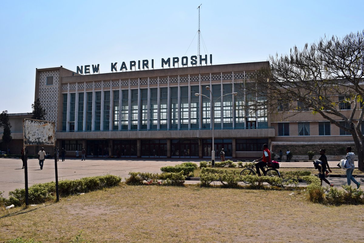 Der Bahnhof New Kapiri Mposhi am 05.09.2017. Von hier verkehrt zweimal die Woche ein Zug nach Daresalaam in Tansania. Um den Bahnhof von Lusaka aus zu erreichen, mussten wir allerdings auf einen Fernbus zurückgreifen.