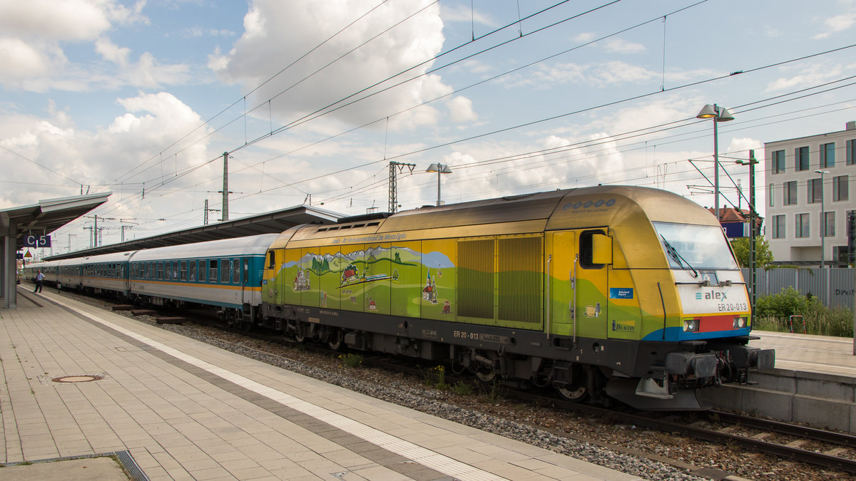 Der  Bodo  ist am 1. Juni 2018 in München-Pasing gesichtet worden. Der  Bodo  alias ER20-013, alias 223 013-4. 