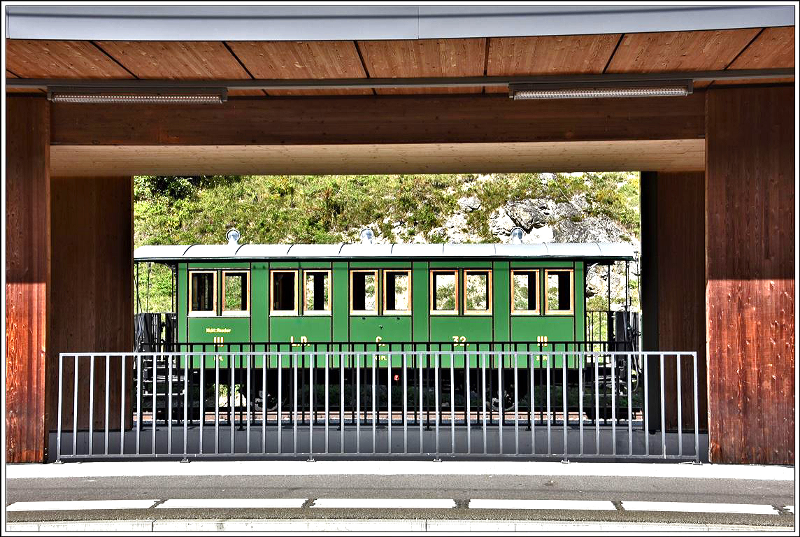 Der C32 am Dampfzug nach Samedan in Filisur. (30.09.2019)