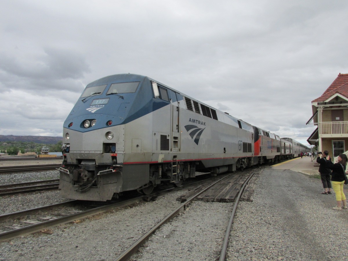 Der California Zephyr auf dem Weg nach Osten (Mai 2014)