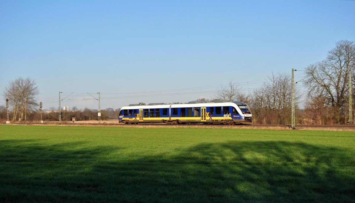 Der Erix  622 fuhr am 17.01.2015 durch Bremen Mahndorf.