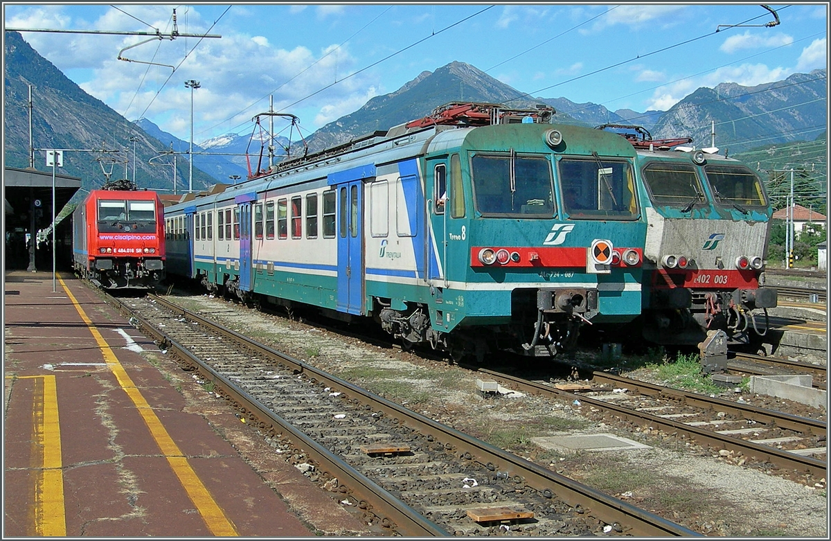 Der FS Ale 724 087 wartet auf die Abfahrt nach Novara. 
(1200 px Version) 
30. August 2006 