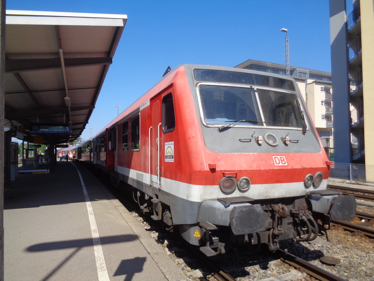 Der Gegenläufige Ringzug am 8.Mai 2016 in Friedrichshafen.