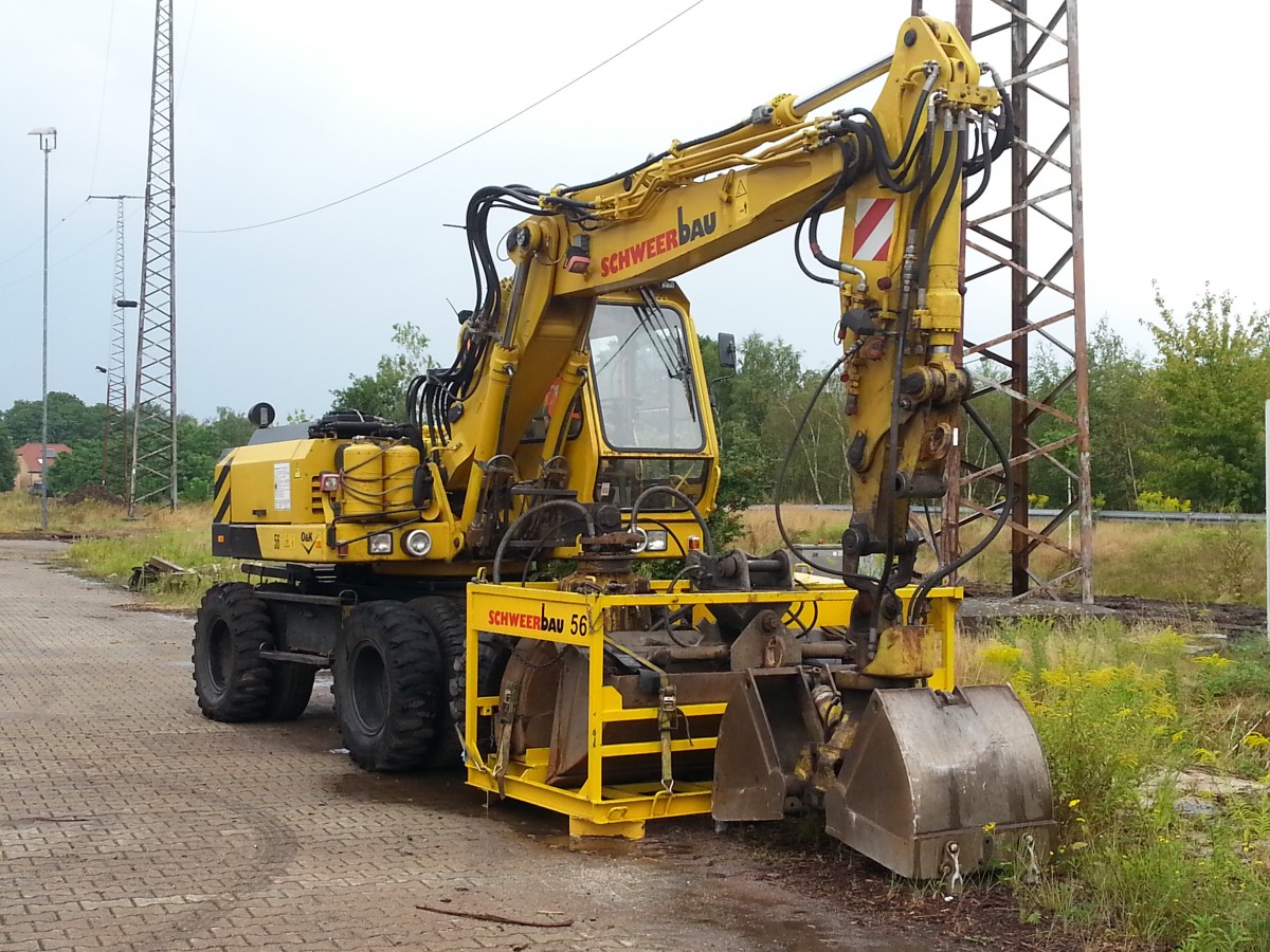 Der Kleinwagen 97 51 83 578 60-1 der Schweerbau GmbH & Co. KG stand am 16.08.2015 in Wittenberg