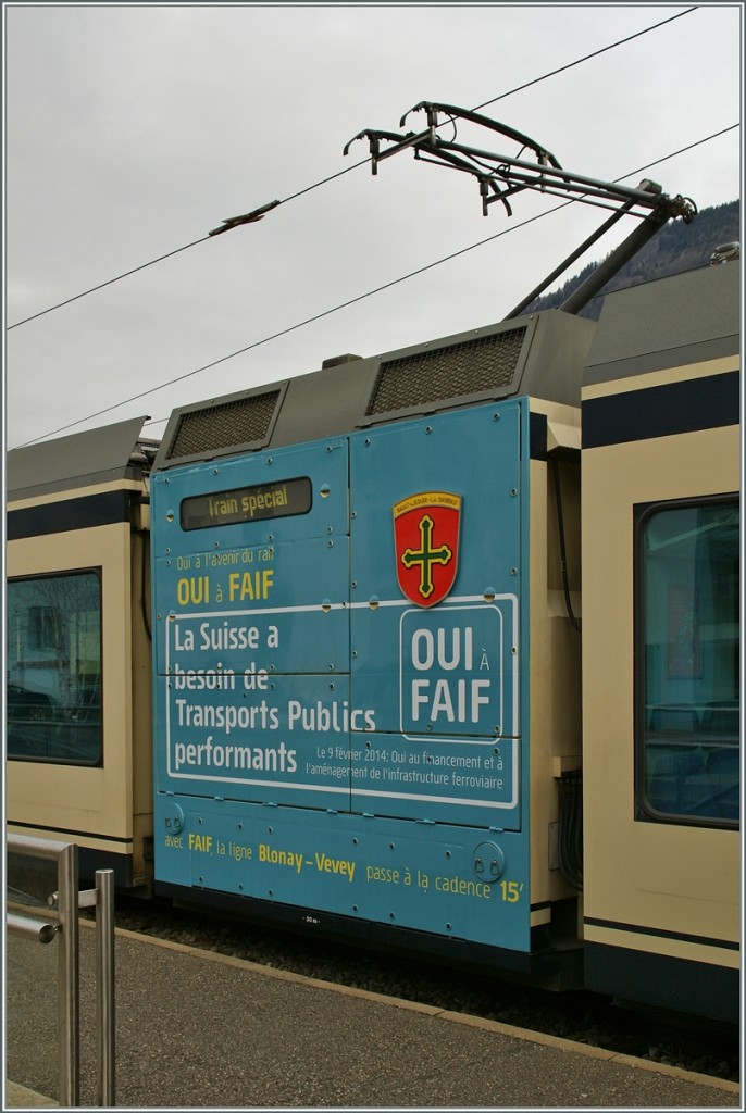 Der Motorblock des CEV GTW 2/6 7002 soll nicht nur den Zug voranbringen, sondern die Bahn in der ganzen Schweiz!
Blonay, den 16. Jan. 2014