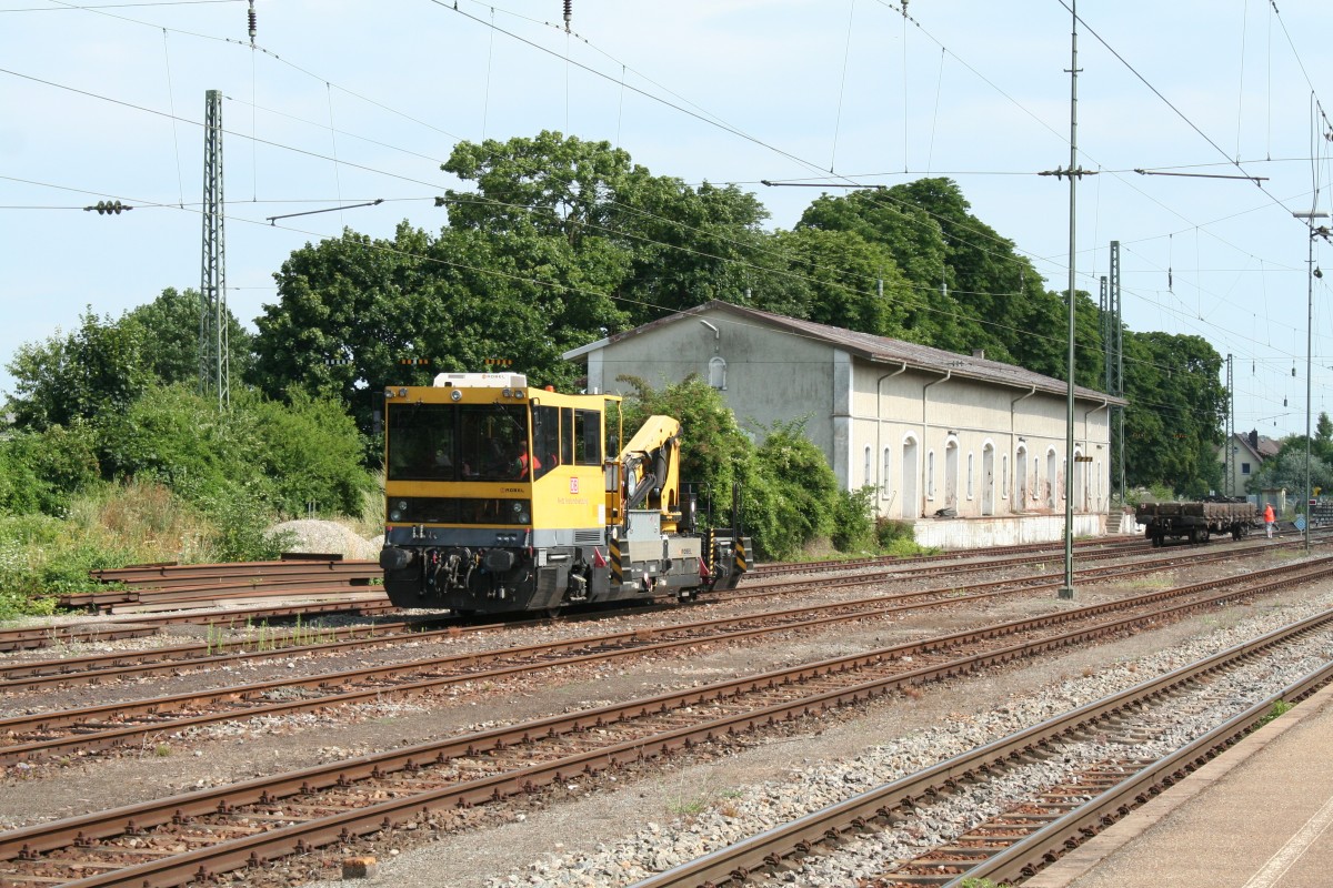 Der  Mllheimer Express  rangierte am Morgen des 25.07.13 in Mlheim (Baden), nachdem er aus Richtung Freiburg eingefahren war.