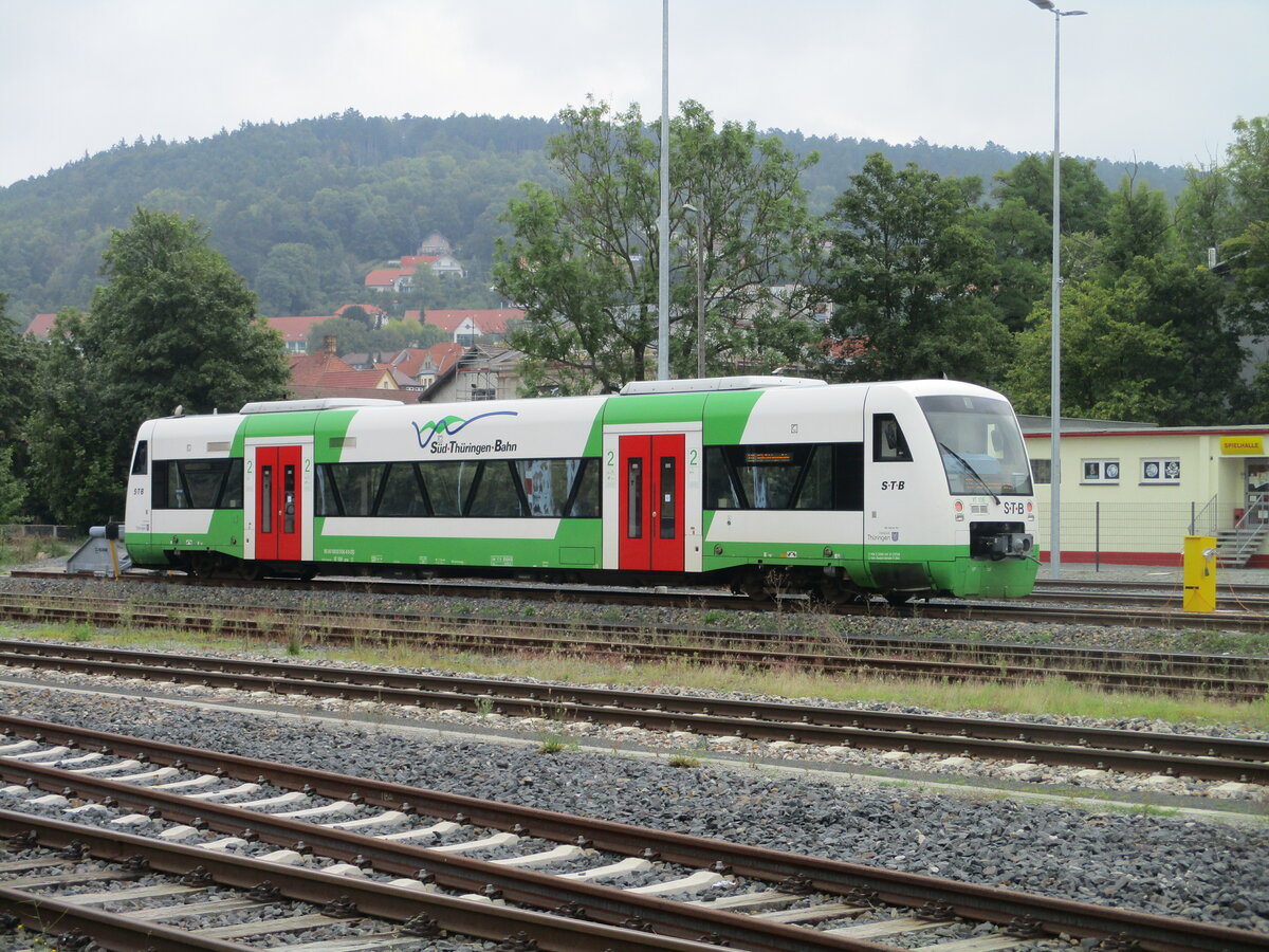 Der STB VT106,am 01.September 2021,im Heimatbw Meiningen.