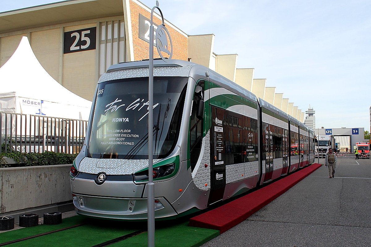 Der tschechische Aussteller Škoda Transportation a Bahnbilder.de