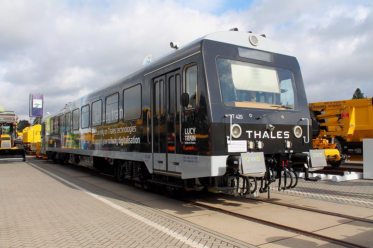 Der VT 420, ein Triebwagen der Baureihe NE 81 ( 626 420-3 D-WEG9, wird von der Fa. Thales neu hergerichtet und als Erprobungsträger für ETCS auf der InnoTrans am 22.09.2018 präsentiert.