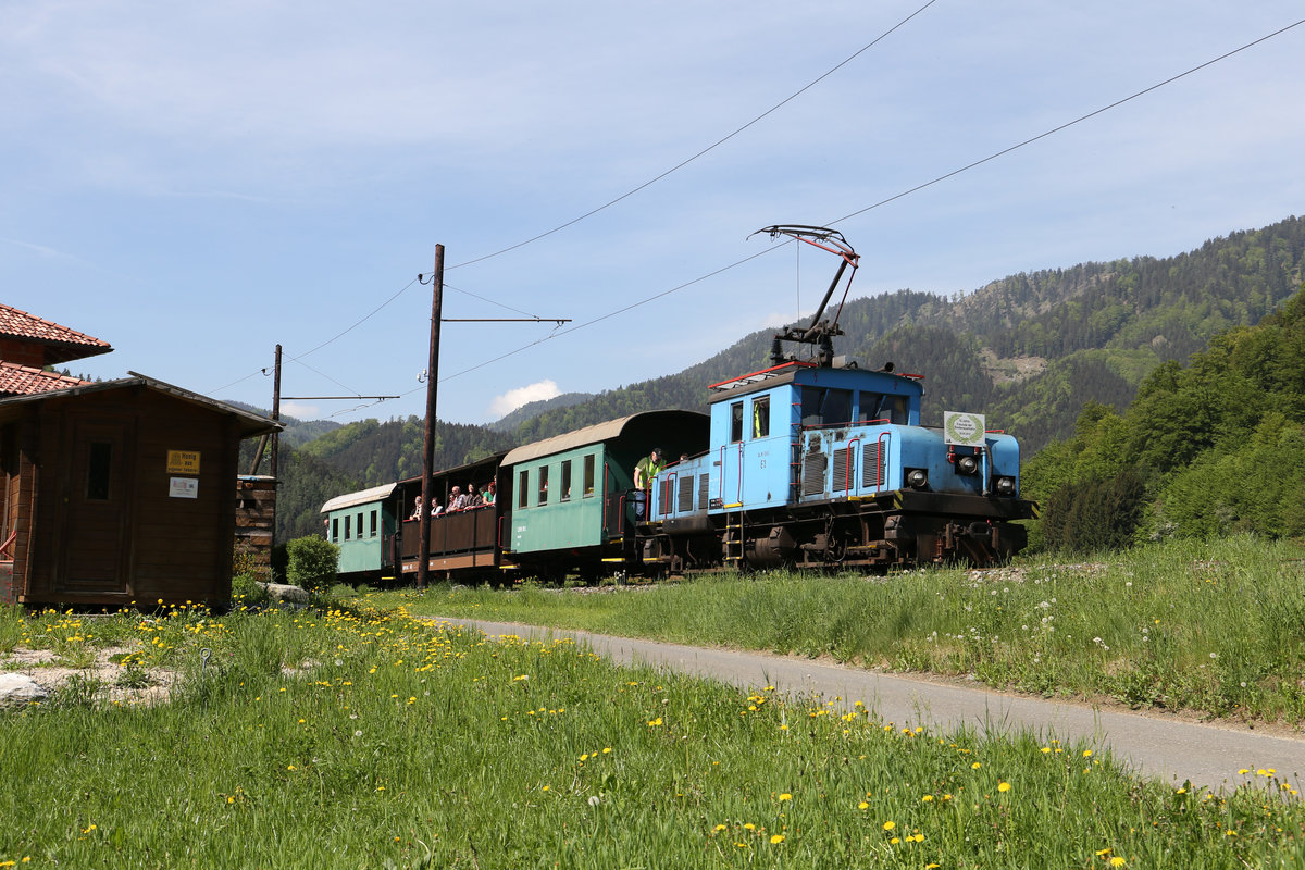 Der zweite Zug nach Breitenau in Mautstatt am 28.4.18