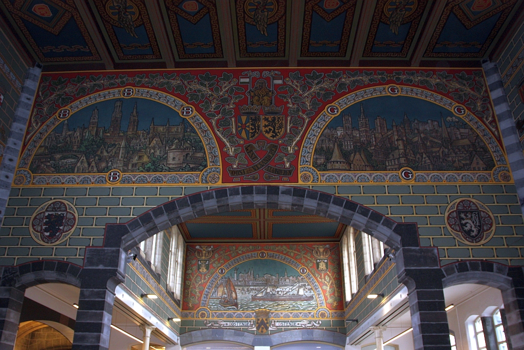 Detail im Gare Gent-Sint Pieters am 27.Juli 2026.