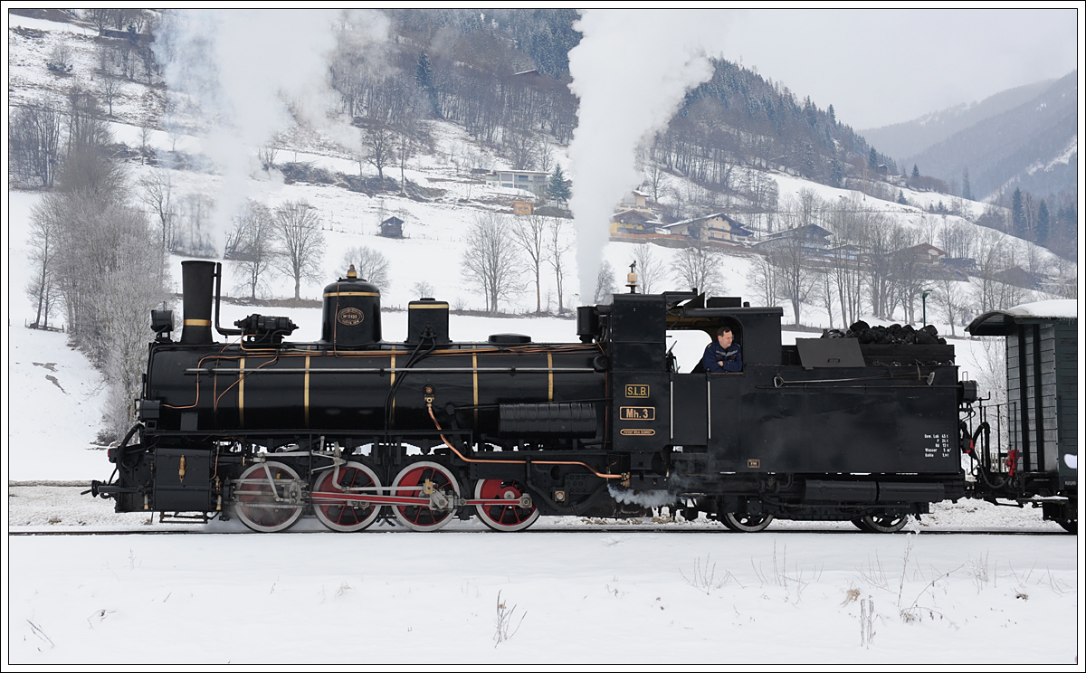 Detailaufnahme Mh.3 der Pinzgauer Lokalbahn. (1.2.2015)
