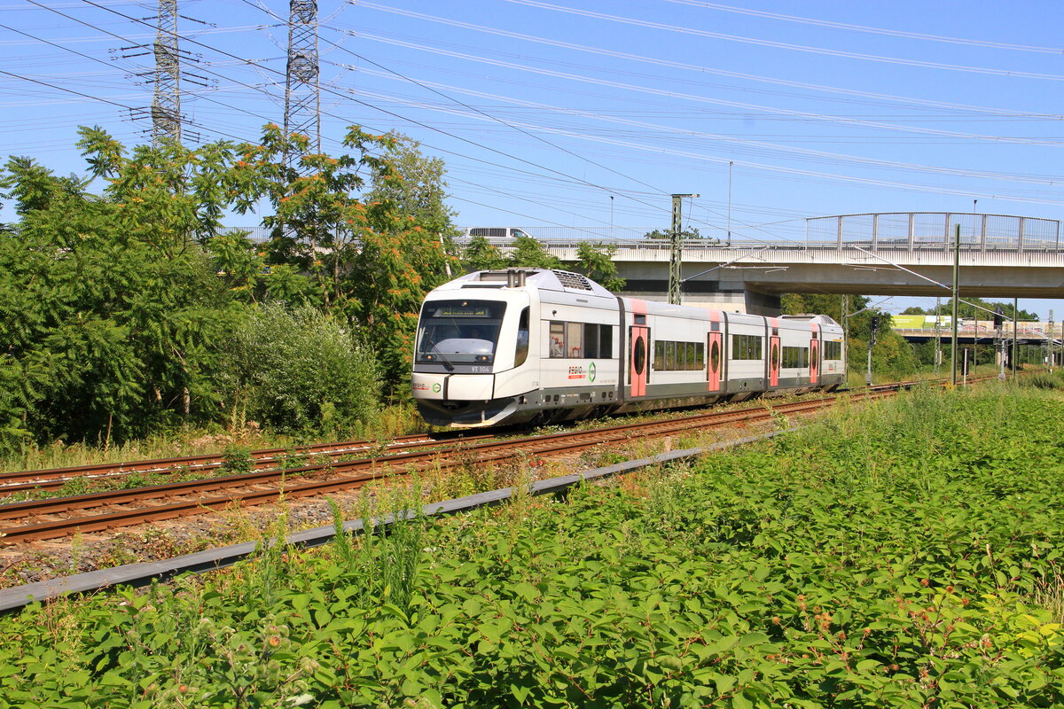 Deutschaland
Triebzug 609 014 von Regiobahn S26 Mettmann Stadtwald - Kaarster See in Kaarst
29/7/2026