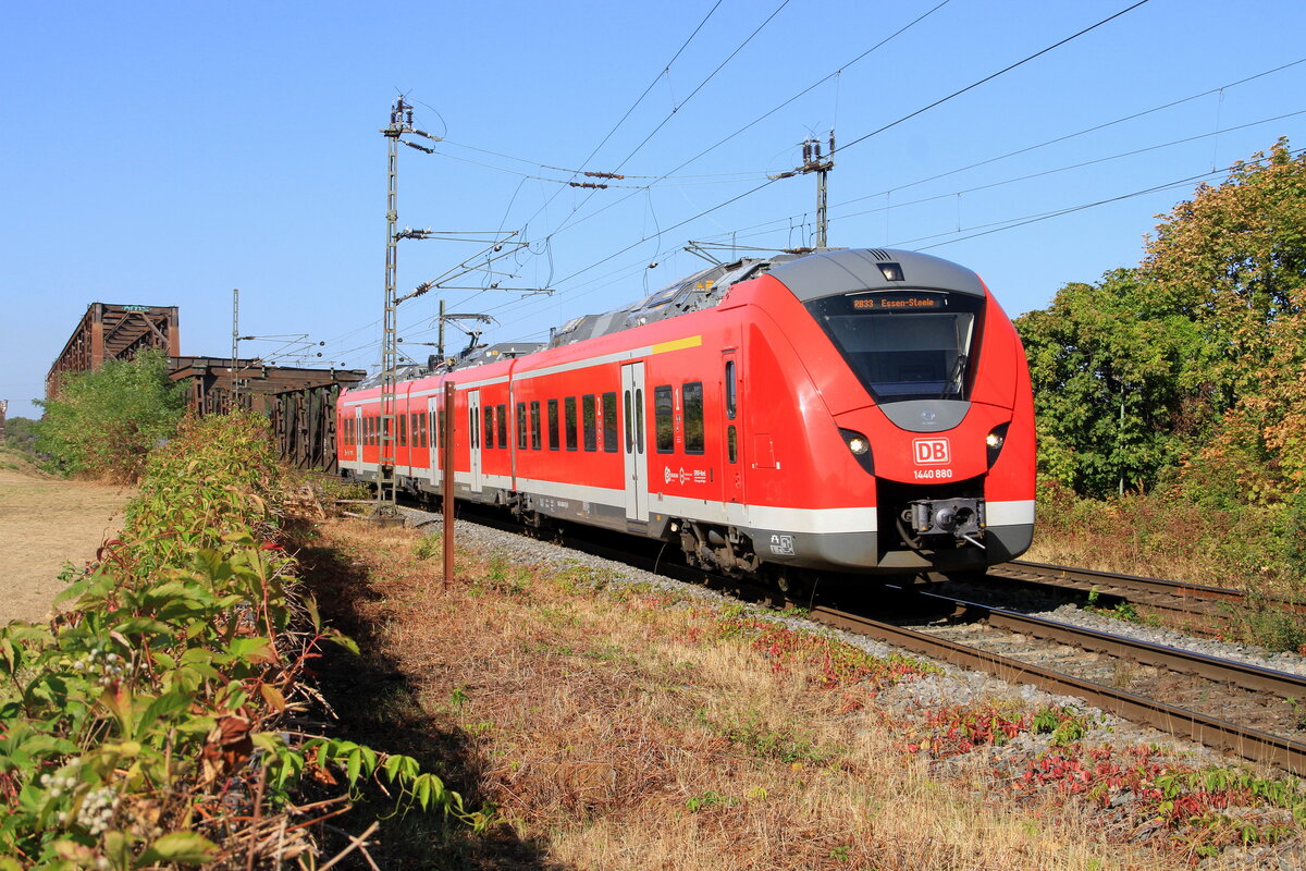 Deutschland
Triebzug 1440 880 von DBR Aachen HBF - Essen-Steele in Duisburg Hochfeld
24/8/2026