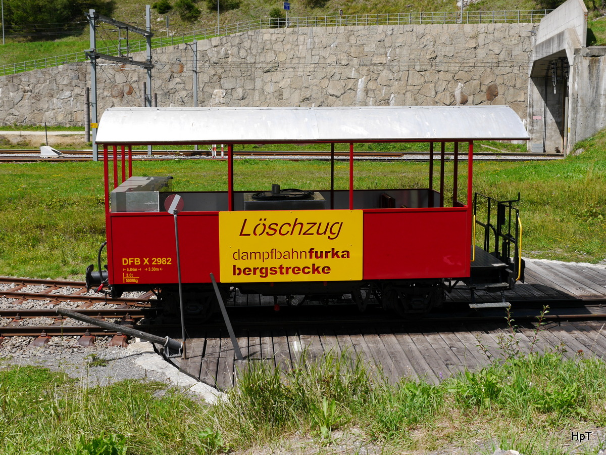 DFB - Dienstwagen X 2982 in Oberwald am 04.08.2017