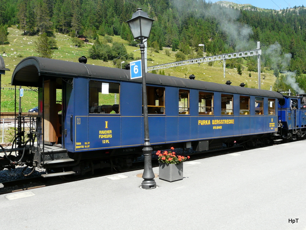 DFB - Personenwagen B  4453 in Oberwald am 17.08.2013