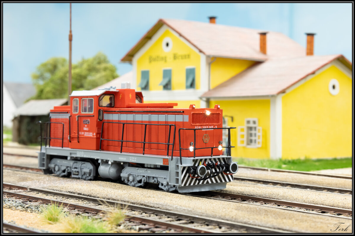 DH 1500.5 als Modell im Bahnhof Pölfing Brunn am 28.09-2021