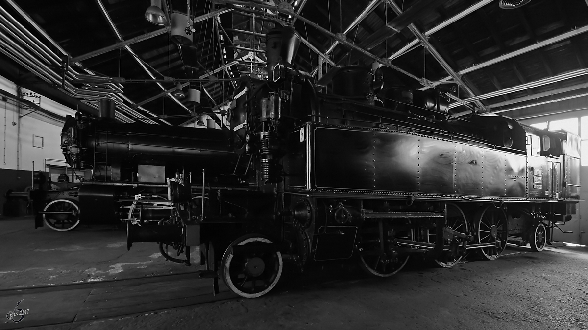 Die 1917 bei Henschel gebaute Dampflokomotive 17 006 war Ende August 2019 im Eisenbahnmuseum Ljubljana ausgestellt.