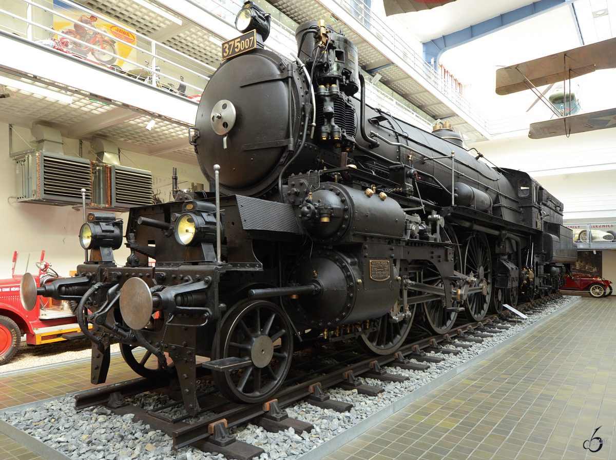 Die 375 007 im Technisches Nationalmuseum von Prag (September 2012)