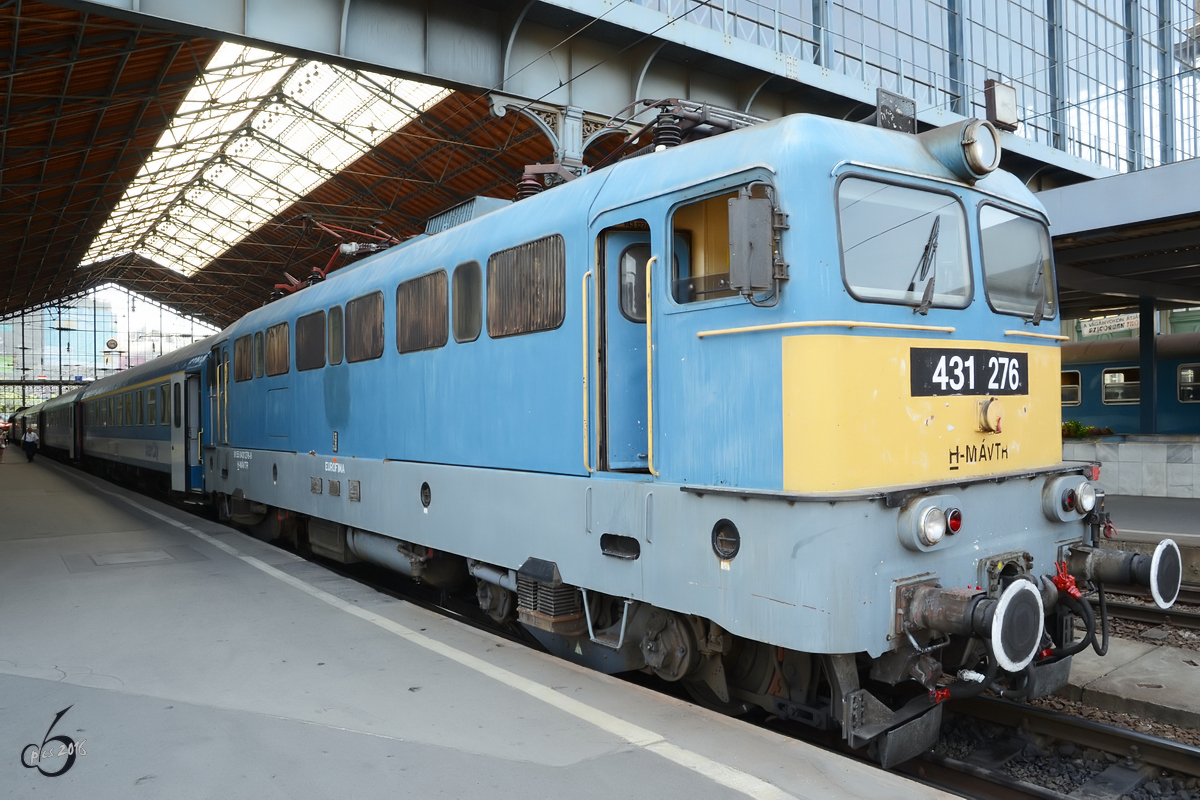 Die 431 276 am Westbahnhof von Budapest (August 2013)