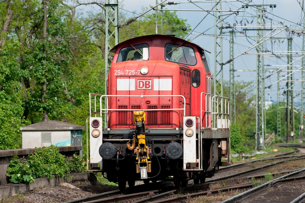Die BR 290 an der Kölner Südbrücke. Aufgenommen am 26.4.2019