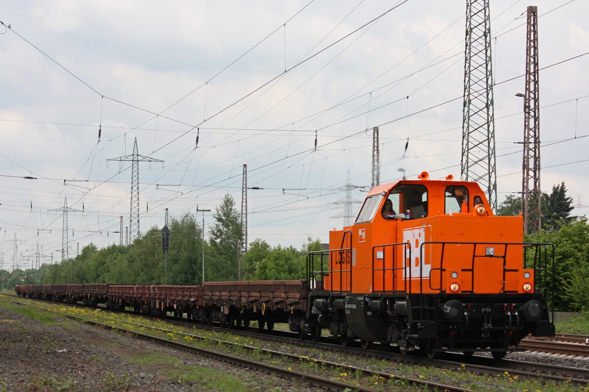 Die damals frisch ausgelieferte BBL 18 (214 027) am 25.5.13 in Ratingen-Lintorf.